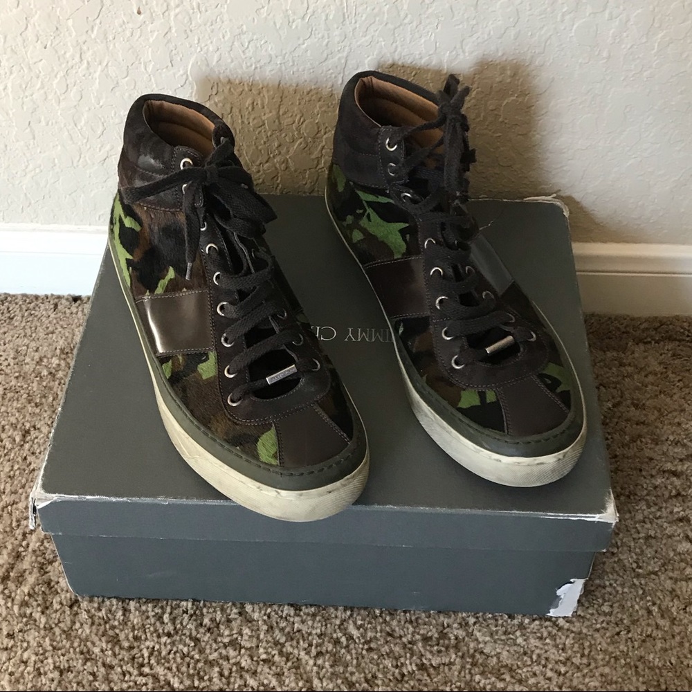 Jimmy Choo Belgravia High Top Sneakers
